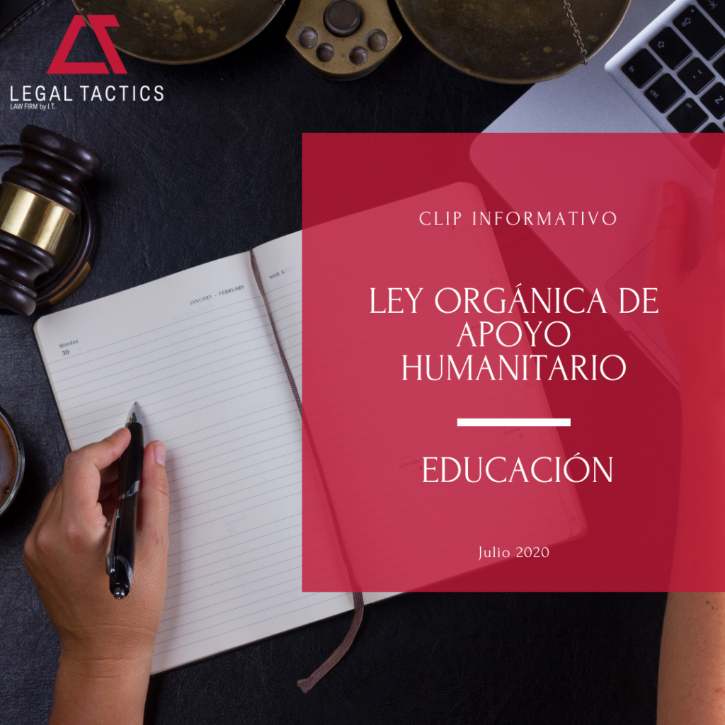 Ley Humanitaria educacion LEGALTACTICS