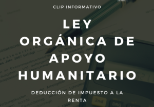 Ley Humanitaria - Deduccion de impuesto a la renta legaltactics